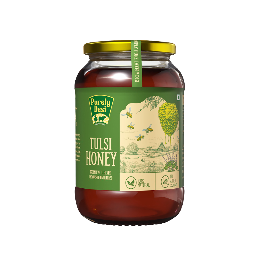 Purely Desi Tulsi Honey