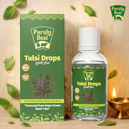 Purely DesiĀ® Organic Tulsi Drops