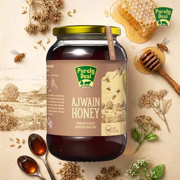 Purely Desi Ajwain Honey