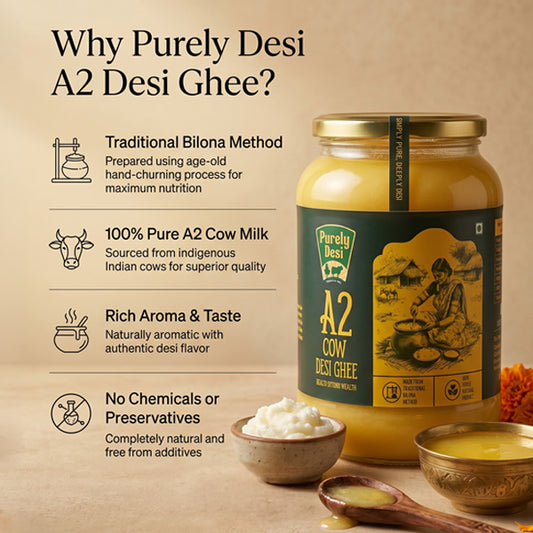 Purely Desi's A2 Cow Desi Ghee