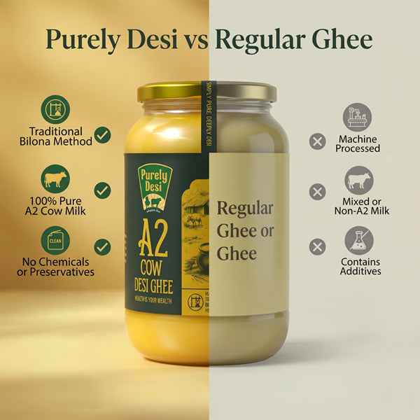 Elevate Your Cooking with Purely Desi's A2 Cow Desi Ghee