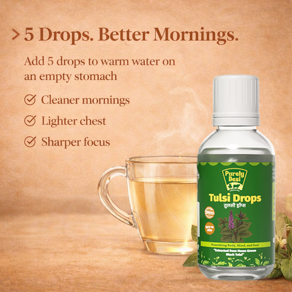 Purely Desi® Organic Tulsi Drops