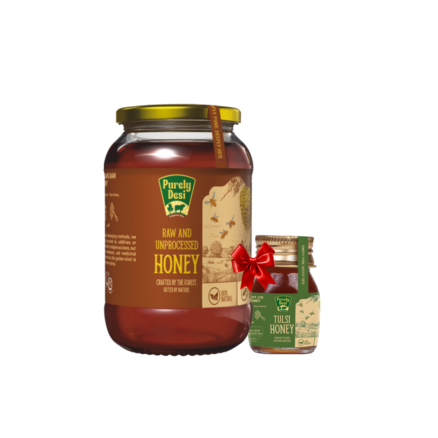 Purely Desi-Honey  (free gift)