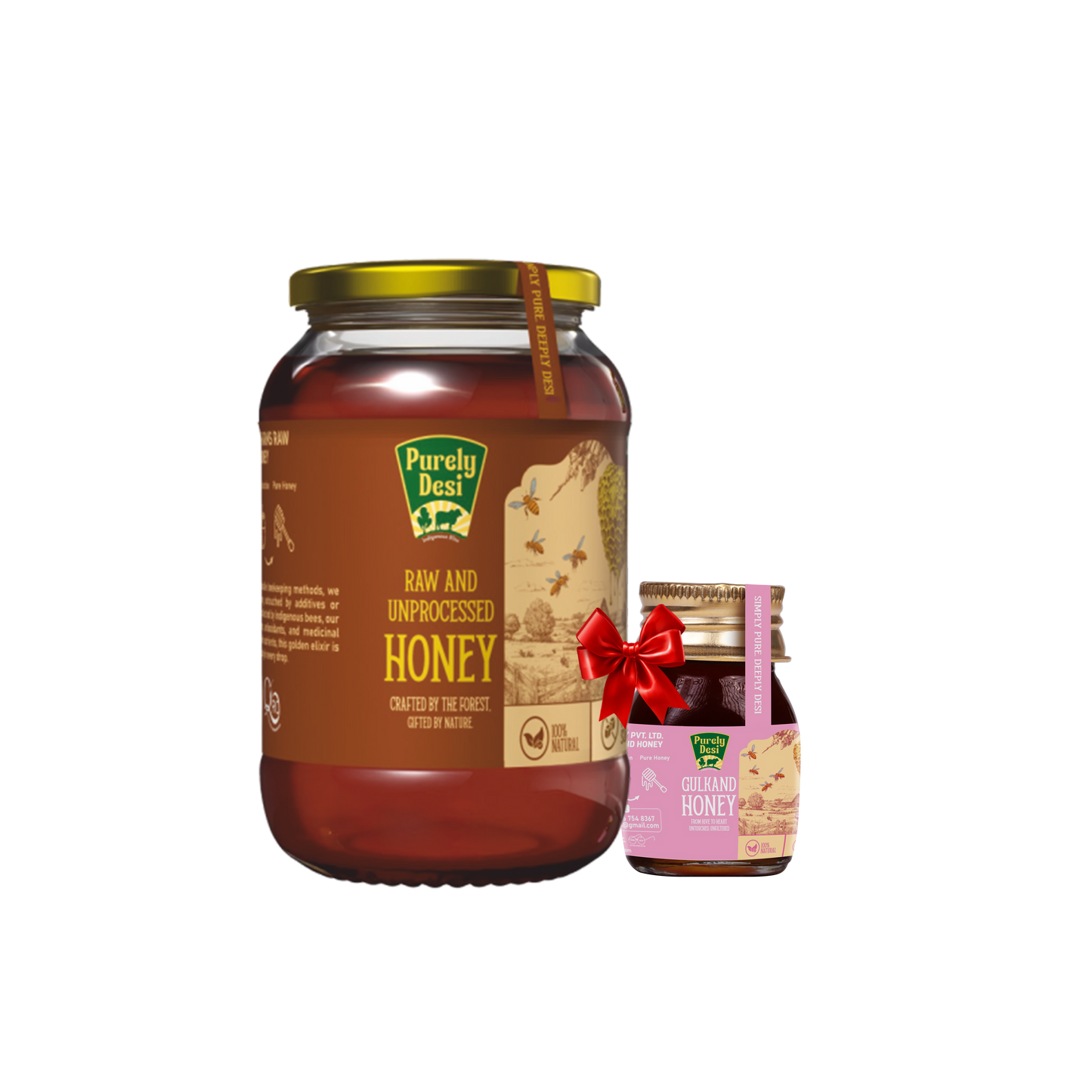 Purely Desi-Honey  (free gift)