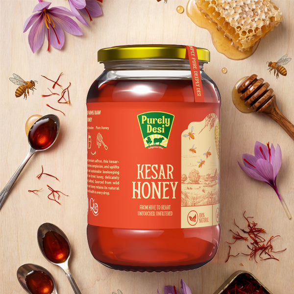 Purely Desi Kesar Honey