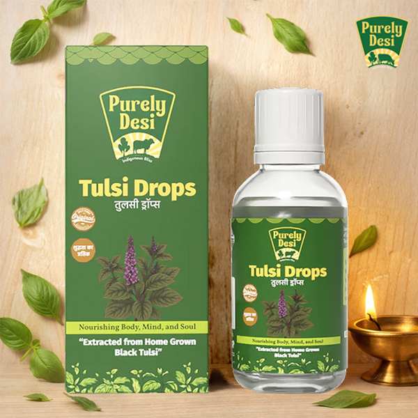Purely Desi® Organic Tulsi Drops