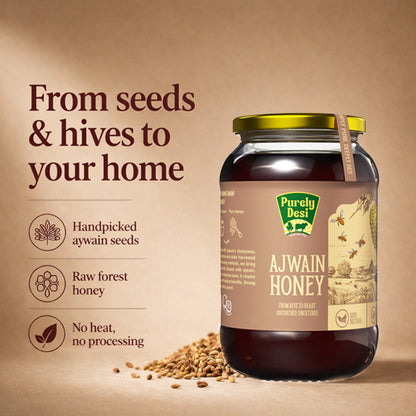 Purely Desi Ajwain Honey