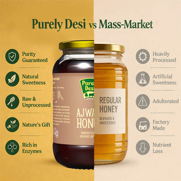 Purely Desi Ajwain Honey