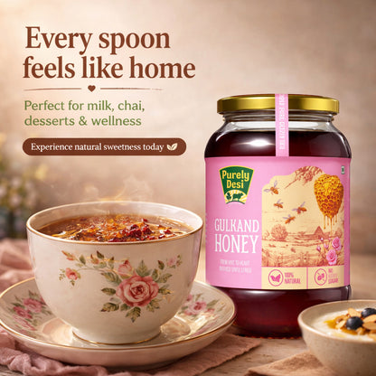 Purely Desi Gulkand Honey
