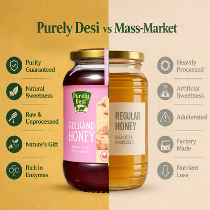 Purely Desi Gulkand Honey