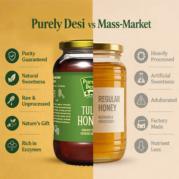 Purely Desi Tulsi Honey