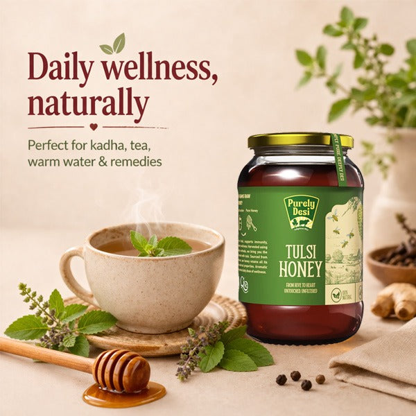 Purely Desi Tulsi Honey