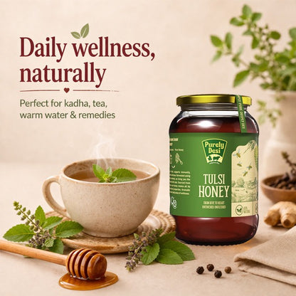Purely Desi Tulsi Honey