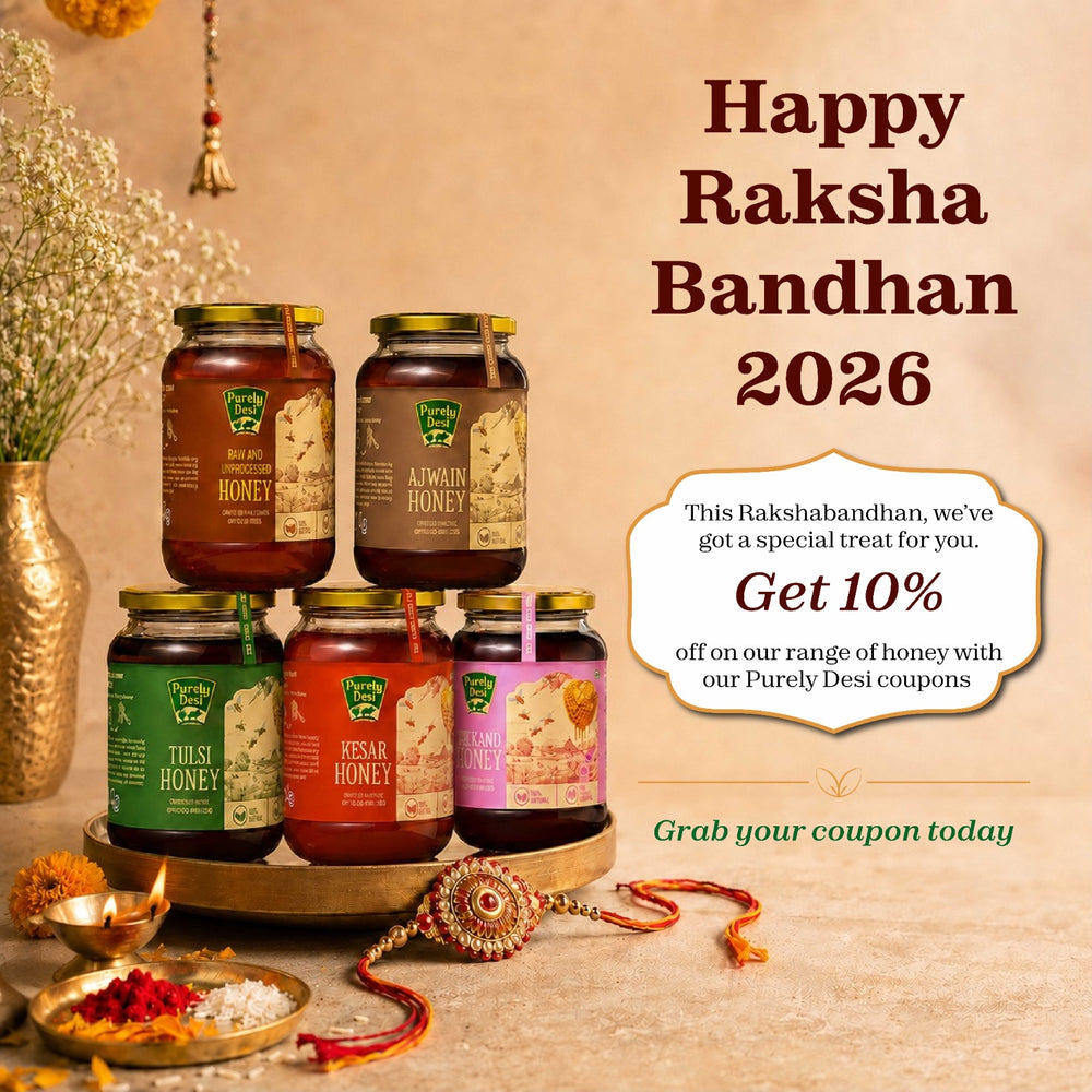 Purely Desi Raksha Bandhan honey offer