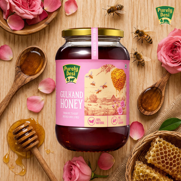 Purely Desi Gulkand Honey